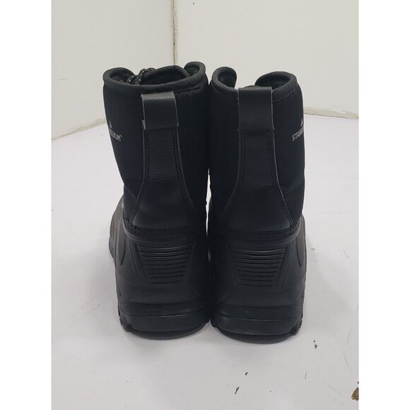 STAHEEKUM Men’s Insulated Lace Up Winter Snow Boot Black Size US 8 3M Thinsulate - Picture 3 of 7